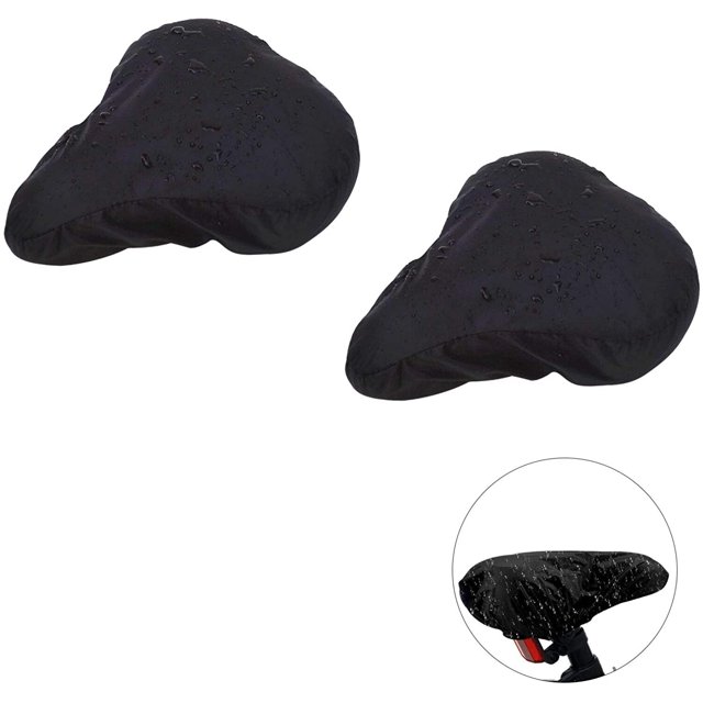 Housse de Selle de Vélo, Tissu Protecteur Imperméable à Cordon pour Sièges de Vélo, Protection UV Réutilisable et Anti-Poussière Accessoires de Cyclisme Extérieur, Convient à la Plupart des Vélos