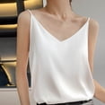 thumbnail image 2 of Timegard Womens Camisole Tops Spaghetti Strap V Neck Sleeveless Tank Tops Solid Color Comfy Shirts, 2 of 4