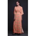 thumbnail image 2 of Bimba Robe Kimono Imprimée Papillons en Rayonne Manches Longues Maxi Fendue d'Été-petite, 2 of 6