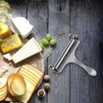 thumbnail image 2 of Stainless Steel Cheese Slicer, Adjustable Thickness Wire Cheese Cutter Perfectly for Kitchen Cooking, 2 of 8