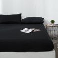 thumbnail image 1 of Royalbelle Drap-Housse Imperméable Couleur Unie Ensemble de Lit Respirant Doux Confortable, 1 of 2
