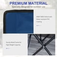 thumbnail image 4 of Outsunny Banc de Sport à 6 Places, Banc Pliant Portable pour l'Extérieur, Bleu, 4 of 9