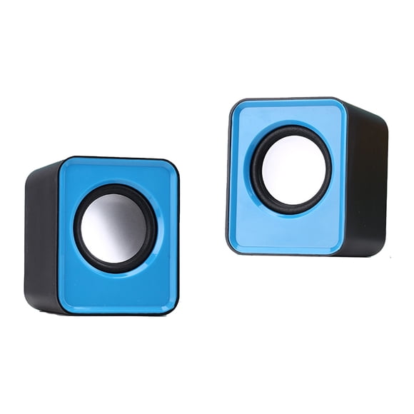 Sound of Music,Speakers for Desktop Computer Multimedia Mini Speaker Desktop Computer Laptop Usb Small Speaker A Pair of Classic Speakers Portable and Good Sound Quality Widely Compatible