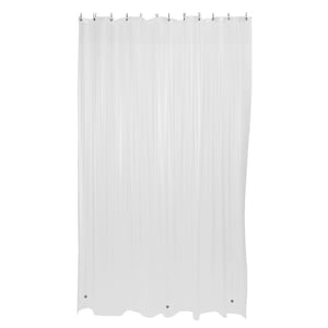 Ngheia Translucent Shower Curtain (80*180Cm), Bathroom Shower Curtain Liner 36" W X 72" H 8G Clear Heavy Duty Thickness Shower Liner & Heavyweight Fabric, a Set of Shower Curtains, 3 Magnets