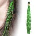 thumbnail image 2 of WIFKLSIIPG 100 Pcs 1 Paquet de Bâton d'Extension de Cheveux Plume Colorée Extension de Cheveux Brin de Cheveux Bâton de Fibre Perruque de Cheveux 13 Couleurs, 2 of 8