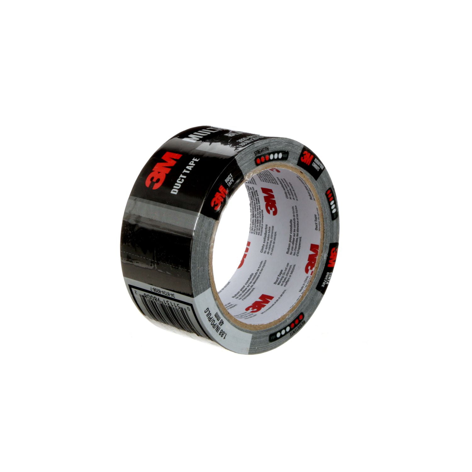 3M™ Duct Tape Black 3920-BK-6C