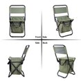 thumbnail image 4 of Fishing Chair with Cooler Bag Compact Fishing Stool Foldable Camping Chair, 4 of 6