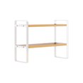 thumbnail image 2 of Double-Tier Desktop Storage Shelf Student Desk Organizer Office Computer Desk Tiered Cabinet, 2 of 6