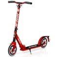 thumbnail image 1 of Hurtle Renegade Lightweight Foldable Teen and Adult Commuter Kick Scooter, Red, 1 of 5