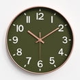 thumbnail image 4 of EGNMCR Wall Clock Silent Wall Clocks Battery Operated 12 Inch Modern Non Ticking Analog Clock Decorative For Kitchen Office Bathroom Bedroom clock clock, 4 of 6