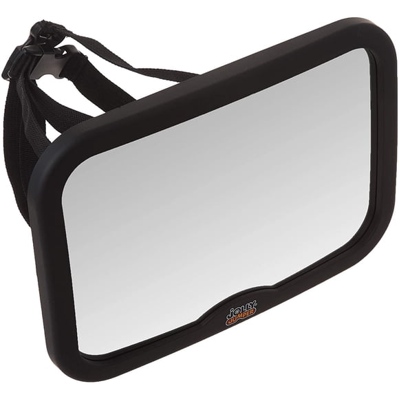 Rétroviseur pour bébé Jolly Jumper Driver’s | Miroir convexe incassable pour siège d’auto orienté vers l’arrière | Sangles réglables et vue grand-angle