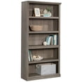 thumbnail image 3 of Pemberly Row 5-Shelf Modern Engineered Wood Tall Bookcase in Mystic Oak, 3 of 9