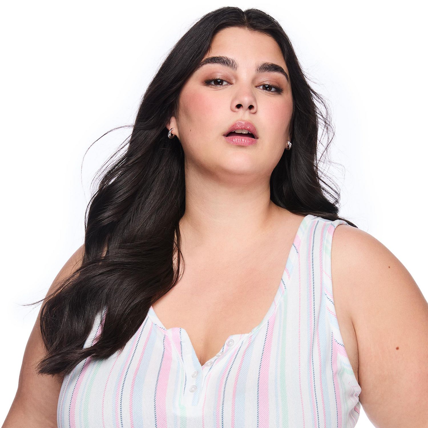 Chemise de nuit débardeur en tissu whisper George Plus pour femmes