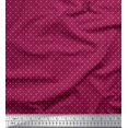 thumbnail image 1 of Soimoi Rayon Fabric Dot & Heart Small Printed Fabric 1 Yard 42 Inch Wide, 1 of 3