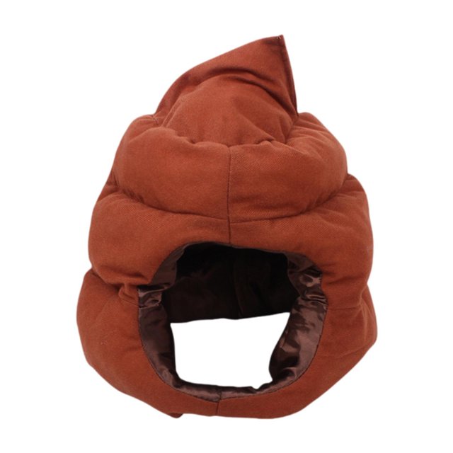 Esquirla Cosplay Poop Hat Cartoon Gift Poop Shaped Hat for Holiday Birthday Halloween