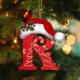 thumbnail image 4 of LSLJS 26 Letters Christmas Tree Decoration Pendant Christmas Tree Ornaments Personalized DIY Christmas Ornaments Christmas Decorations Xmas Tree Hanging Decor, 4 of 5
