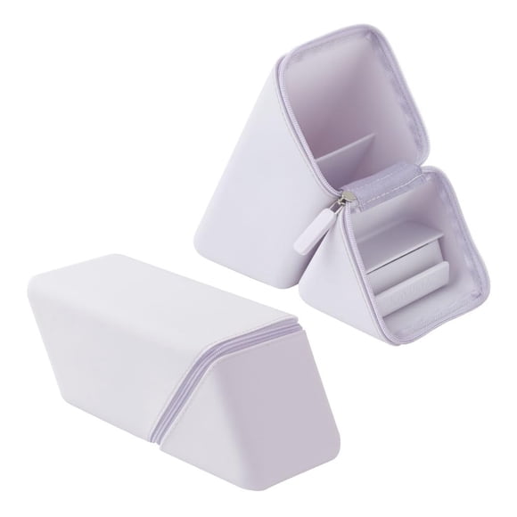 Sonic Pen Case Cakusta Portable Pen Holder Wide with Drawer, Violet FD-2045-V