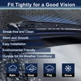 thumbnail image 3 of REGALWOVEN Black Front Windshield Wiper Blades for Mazda CX-5 2018, 3 of 6