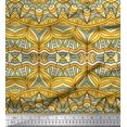 thumbnail image 1 of Soimoi Polyester Crepe Fabric Mandala Kaleidoscope Print Sewing Fabric Yard 52 Inch Wide, 1 of 3