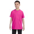 thumbnail image 1 of Jerzees Big Boy's Rib Collar Tear Away Label T-Shirt, Style 29B, 1 of 1