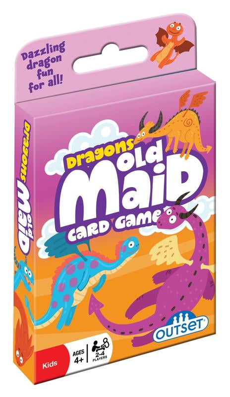 Dragons Old Maid Card Game - The Classic Game of Old Maid with Dragons Featured on 37 Over-Sized Cards for 2 to 4 Players Ages 4 and up