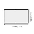 thumbnail image 2 of EGNMCR Projector 60/72/84/100/120inch Portable Foldable Wall Projector HD Screen 4:3 Home Theatre Outdoor Portable Screen, 2 of 2