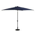 thumbnail image 1 of Nassau 6.5-ft x 10-ft Rectangular Market Umbrella with LED Bulb Lights - Navy Blue - Breez-Tex, 1 of 9