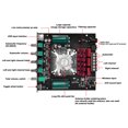 thumbnail image 3 of Module d'Amplificateur 2.1 Canaux Subwoofer Stéréo avec Contrôle des Basses pour Haut-Parleur, 3 of 8