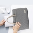 thumbnail image 4 of LSLJS Laptop Bag 13.3 To 14 Inch Laptop Bag Portable Laptop Bag Lightweight Business Briefcase, Polyester Computer Cases, 4 of 6