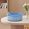 thumbnail image 4 of Cats Ear Cottons Thread Organizer Basket office Household Cosmetics Snacks Sundries Woven Desktop Organizer Box, 4 of 5