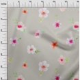 thumbnail image 2 of oneOone Polyester Lycra Fabric Flower & Leaves Watercolor Print Fabric By Yard 56 Inch Wide, 2 of 4