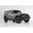 thumbnail image 2 of Fits 2018-2023 Jeep Wrangler JL GT Styling Rainguard 80644S Smoke; Set Of 2, 2 of 3