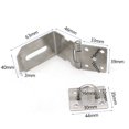 thumbnail image 2 of Serrure de Porte en Acier Inoxydable Anti-Vol, Agrafe, Cadenas, Outil de Verrouillage, 2 of 8