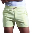 thumbnail image 2 of AherBiu Plus Size Mens Gym Shorts Cotton Drawstring Elastic Waisted Shorts with Pockets Summer Athletic Workout Shorts, 2 of 8