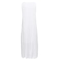thumbnail image 5 of Fankiway Robe Longue Maxi pour Femmes Grande Taille à Col en V Sans Manches de Plage Ample en Dentelle Patchwork Robe Maxi Robes d'Été de Plage pour Femmes Grande Taille Robes pour Femmes, 5 of 5