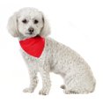 thumbnail image 1 of Lot de 3 Bavoirs Triangulaires en Coton Uni pour Chien Bandana - Petits et Moyens Animaux (Rouge), 1 of 2