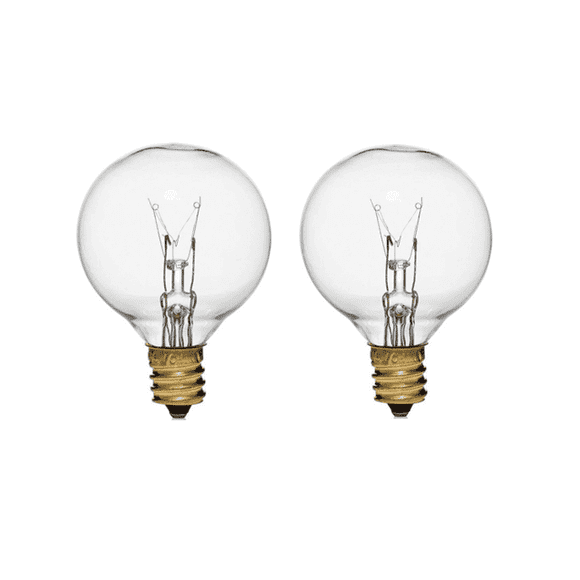 LOVEVER 2Pcs Light Bulbs for Scentsy Wax Warmer Bulbs for Scentsy Wax Warmers Long Lasting Salt Lamp Bulbs