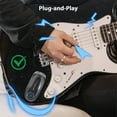 thumbnail image 3 of Set 2.4G Wireless Guitar System Rechargeable Guitar  Set for Electric Guitar Bass Electric Wind Instruments Plug and Play Real-time Transmission 270 Degree, 3 of 7