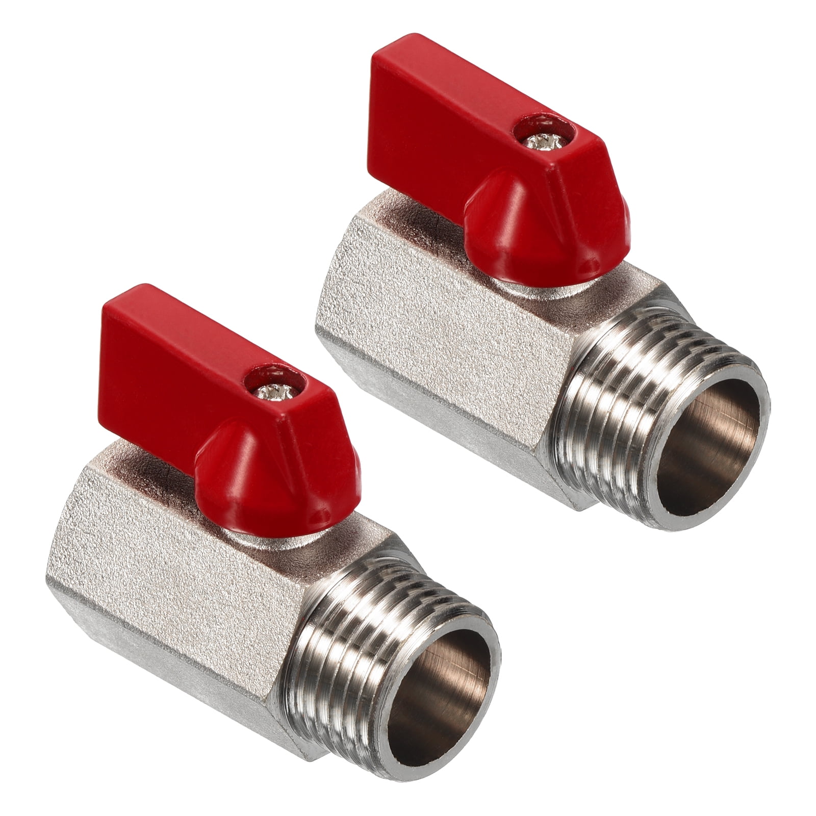 Robinet à Bille En Laiton – 1/8, 1/4, 3/8 – Mâle/femelle NPT – Purge Pour Réservoir Air/eau – Or