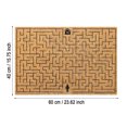 thumbnail image 3 of Tapis d'Entrée en Fibre de Coco Naturel Tapis Extérieur pour Porte d'Entrée Tapis Intérieur Profil Bas Porche Patio Tapis d'Entrée, Tapis Extérieur Antidérapant Tapis de Porte pour Entrée, Patio, Zones à Fort Passage, 16x24 Pouces, 3 of 7