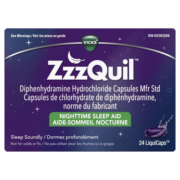 Vicks ZzzQuil Nighttime Sleep-Aid LiquiCaps