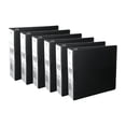 thumbnail image 1 of 6/Pack 3" D-Ring Binder, 3 Rings, Letter Size, Black, 1 of 5