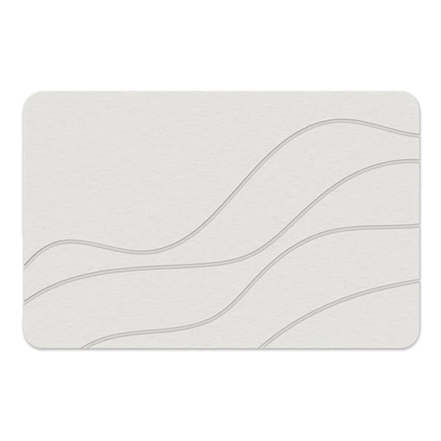 Bath Mat Stone Bath Mat Diatomaceous Earth Quick Drying Shower Mats Water Absorbing Rug Outside Shower Diatomaceous Earth Stone Material Hand Knitted Blanket Carpets for Living Room 6 X 9 420 Blanket