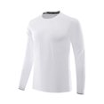 thumbnail image 1 of asjyhkr Chandails de Dessous pour Hommes à Boutons Col Ras du Cou Manches Longues Cardigan Rayé Chemises Décontractées Mode Respirant Randonnée Vacances Plein Air Hauts, 1 of 5