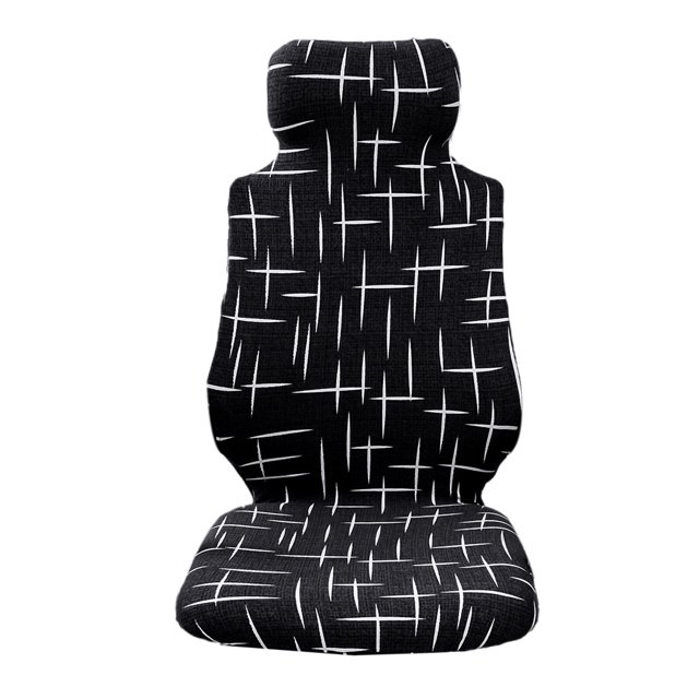 pitrice Elastic Game Chair Slipcovers Dustproof for Dinning Chair Swivel Armchair B