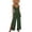 #01 Army Green 【Stock up on Your Favorite Colors】, variant on Women's V-Neck Jumpsuit with Adjustable Straps Side Slits and Pockets Casual Romper for Summer Lounge or Travel Versatile JASKFLY Army Green M