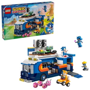 LEGO Sonic the Hedgehog Team Sonic Command Truck Building Toy - Pretend Play Vehicle W/5 Figures for Boys & Girls, Ages 8+ - Toy Building Blocks for Kids - Gift Idea for Birthdays - 77006