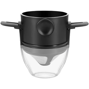 Acier inoxydable portatif Verser - Au-dessus de la cafetière - Réutilisable et sans papier