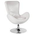 thumbnail image 1 of Egg Series Aqua Fabric Side Reception Chair, 1 of 9
