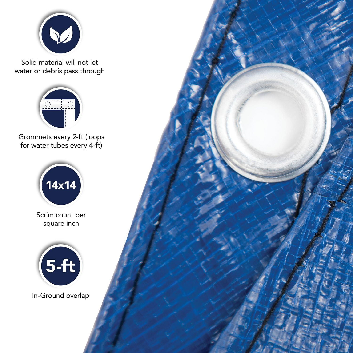 Blue Wave -Year Rectangular In-Ground Pool Winter Cover